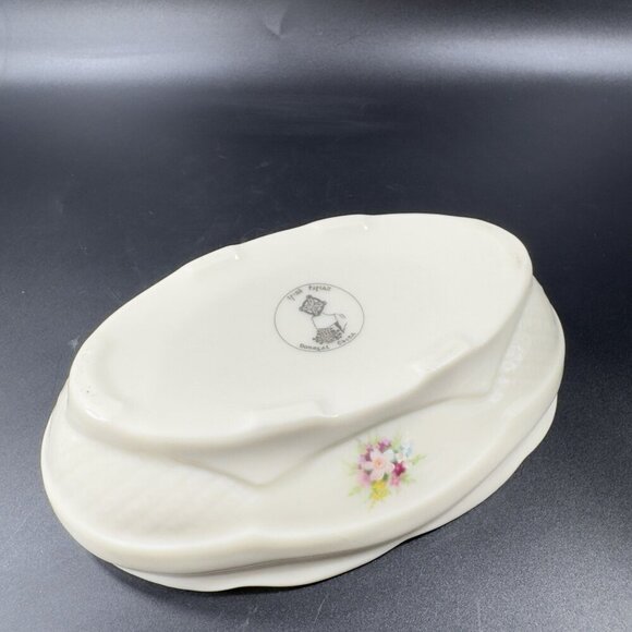 Donegal Parian China Fien Porcelain Irish Rose Vintage Dish Bowl Flower Pattern - Picture 10 of 14